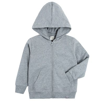 Cool Club, Bluza chłopięca z kapturem, rozpinana, szara melanż