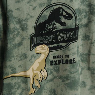 Cool Club, Bluzka chłopięca z długim rękawem, zielona, Jurassic World