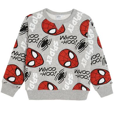 Cool Club, Dres chłopięcy, szary melanż, Spider-Man
