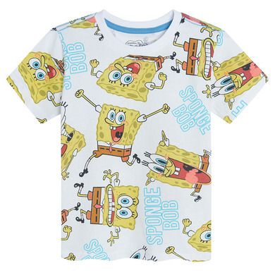 Cool Club, Komplet chłopięcy, T-shirt, Szorty, mix, SpongeBob