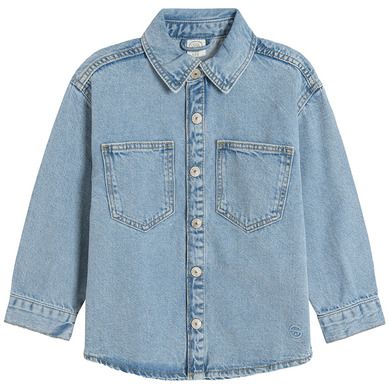 Cool Club, Koszula jeansowa chłopięca z długim rękawem, oversize, denim