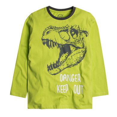Cool Club, Piżama chłopięca z długim rękawem, Danger keep out