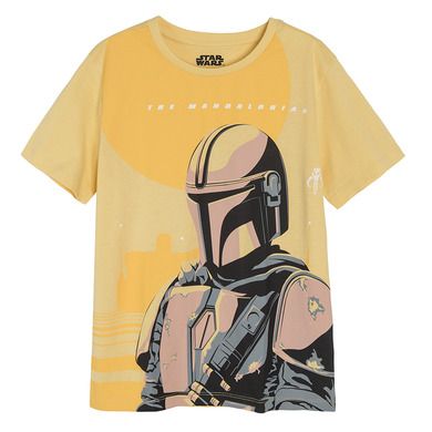 Cool Club, Piżama chłopięca, żółto-szara, Star Wars