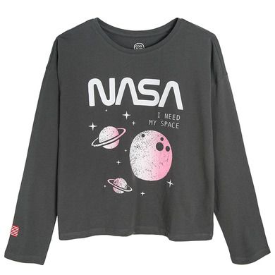 Cool Club, Piżama dziewczęca, ciemnoszara, NASA