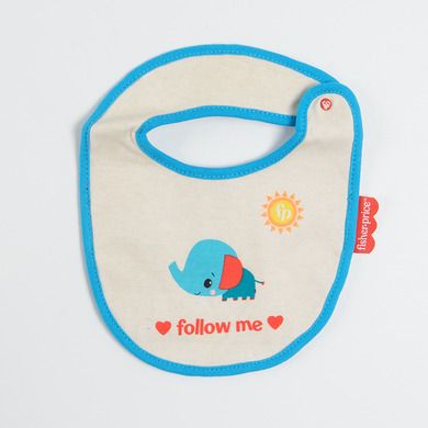 Cool Club, Śliniak niemowlęcy, mix, zwierzęta, Fisher-Price, zestaw, 3 szt.