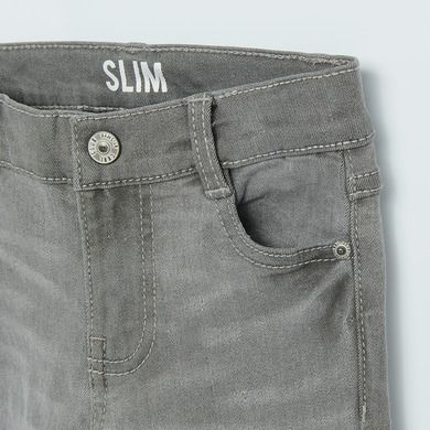 Cool Club, Spodnie jeansowe chłopięce, slim fit, szare