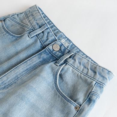 Cool Club, Spodnie jeansowe dziewczęce, mom fit, denim