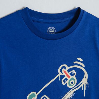 Cool Club, T-shirt chłopięcy, granatowy