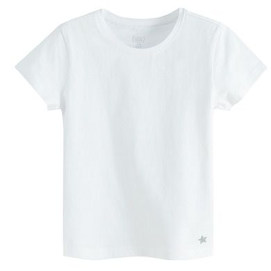 Cool Club, T-shirt dziewczęcy, biały, zestaw, 2 szt.