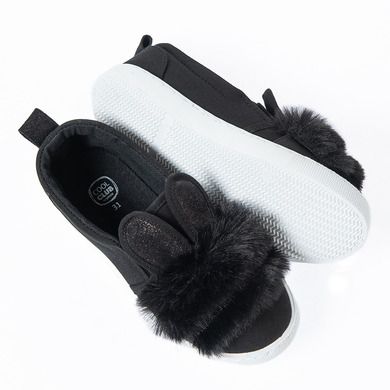 Cool Club, Trampki slip on dziewczęce, czarne