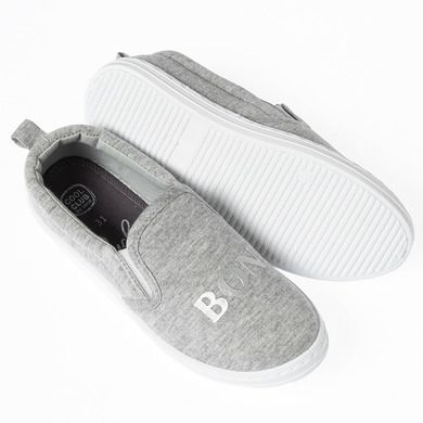 Cool Club, Trampki slip on dziewczęce, szare melanż