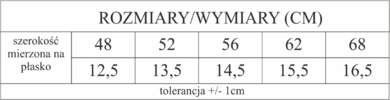Czapka niemowlęca, biała, indiańskie wzory, Nicol