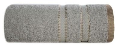 Eurofirany, ręcznik kristi (03) 70-140 cm, srebrny