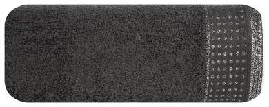 Eurofirany, ręcznik luna (06) 30-50 cm, czarny