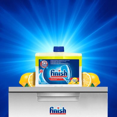 Finish, płyn do czyszczenia zmywarek, cytrynowy, 250 ml
