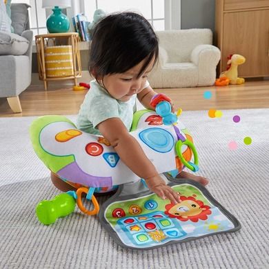 Fisher-Price, poduszeczka pod brzuszek Małego gracza, zabawka niemowlęca