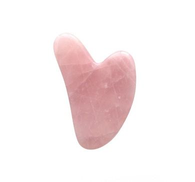 Fluff, Gua Sha Stone, kamień do masażu twarzy, różowy kwarc