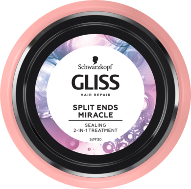 Gliss Kur, Split Ends Miracle Sealing, 2in1 Treatment, maska spajająca do włosów zniszczonych z rozdwojonymi końcówkami, 300 ml