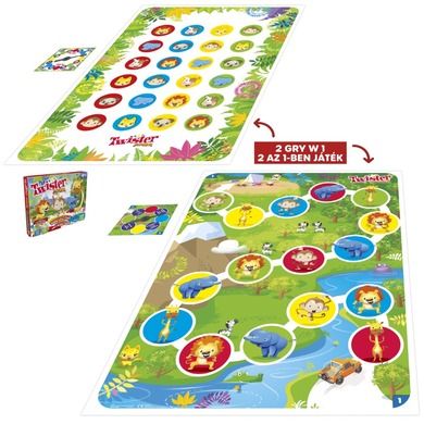 Hasbro, Twister Junior, gra zręcznościowa