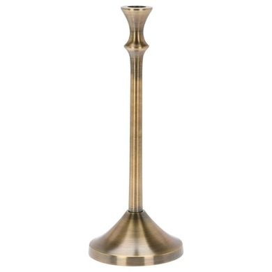 Home Styling Collection, świecznik aluminiowy, stare złoto, 30,5 cm