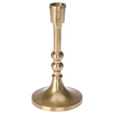 Home Styling Collection, świecznik aluminiowy, złoty, 17 cm