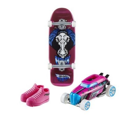 Hot Wheels, Skate Collector Pack, deskorolka, buty i samochodzik, Trick Hunter + Rip Rod