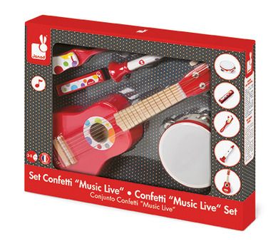 Janod, Confetti, zestaw instrumentów duży