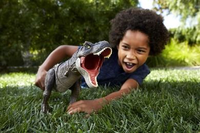 Jurassic World, Tyranozaur - Niszcz i pożeraj, figurka z dźwiękiem