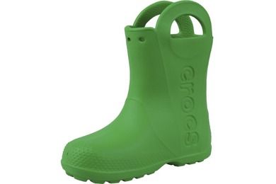 Kalosze dziecięce, zielone, Crocs Handle It Rain Boot Kids