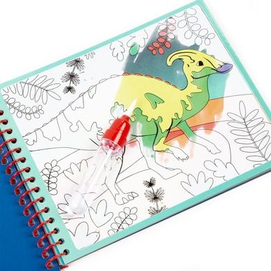 Kidea, magiczna wielorazowa kolorowanka wodna, dinozaury
