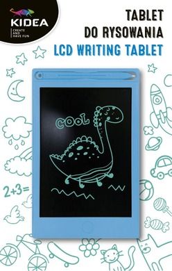 Kidea, tablet do rysowania, LCD 8", niebieski