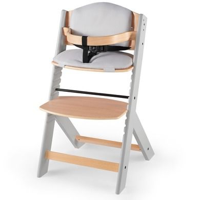 Kinderkraft, Enock, krzesełko do karmienia z poduszką, 3w1, grey