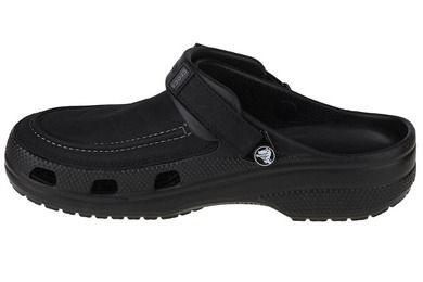 Klapki męskie, czarne, Crocs Classic Yukon Vista II Clog