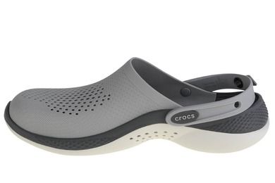 Klapki męskie, szare, Crocs Literide 360 Clog