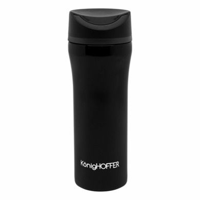 KönigHoffer, Logan, kubek termiczny, czarny, 500 ml