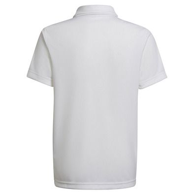 Koszulka polo chłopięca z krótkim rękawem, biała, Adidas Entrada 22