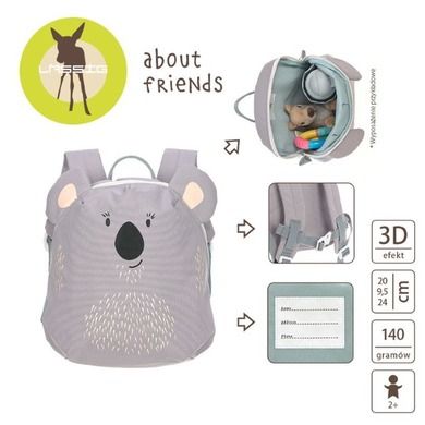 Lassig, About Friends, Koala, plecak dla przedszkolaka