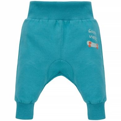 Legginsy chłopięce, turkusowe, Orange Flip, Pinokio