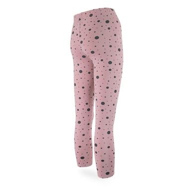 Legginsy dziewczęce, jasnoróżowe, Tup Tup