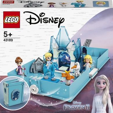 LEGO Disney Princess, Książka z przygodami Elsy i Nokka, 43189