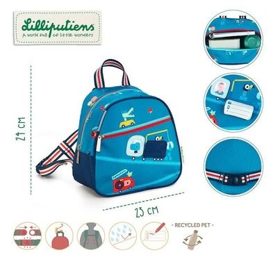 Lilliputiens, Przyjaciele w podróży, plecak dla przedszkolaka