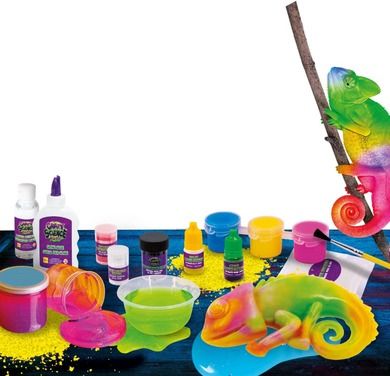 Lisciani, Crazy Science, Slime, kameleon