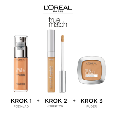 L'Oreal Paris, True Match New, podkład do twarzy, 3N Creamy Beige, 30 ml