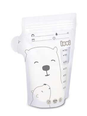 Lovi, torebki do przechowywania pokarmu, 25 szt.