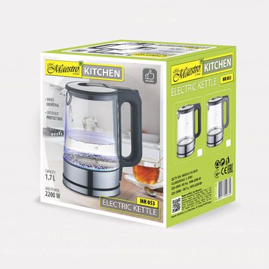 Maestro, czajnik elektryczny, MR-053-grey