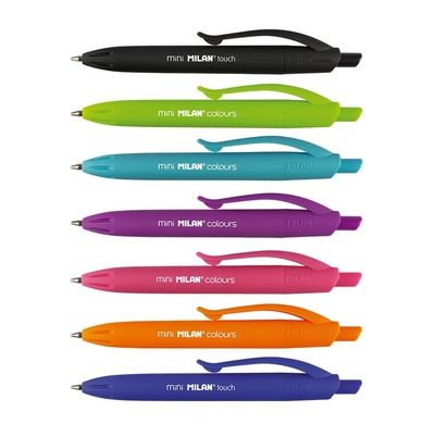 Milan, Colours P1 mini, długopis w etui, 7 kolorów