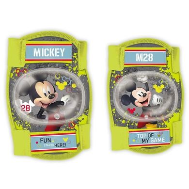 Myszka Mickey, ochraniacze rowerowe, kolana i łokcie