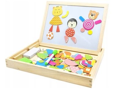 Norimpex, puzzle magnetyczne z 2 tablicami, 1 szt.