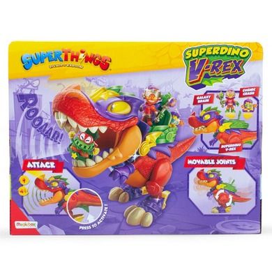 Orbico, Superthings Superdino V-Rex, figurka z dźwiękiem i światłem