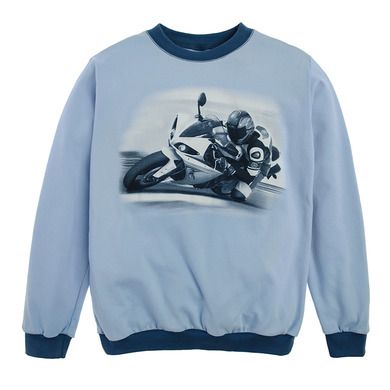 Piżama chłopięca, niebieska, motocykl, Tup Tup